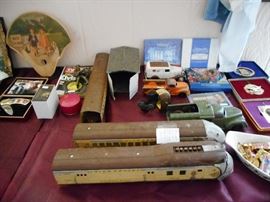 Pre-War Lionel Train, Hubley toys, White House Christmas Ornaments, Elvis Collectibles, Antique coins