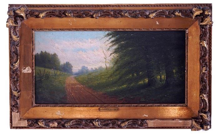 Harvey Joiner (American, 1852-1932) Oil On Panel