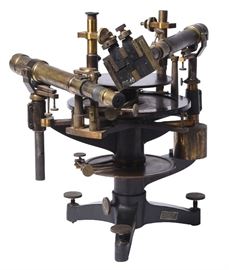 31. Vintage Tabletop Brass Spectroscope