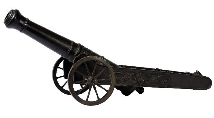 34. Antique Model Of A Bronze Cannon