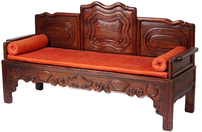 77. Chinese Rosewood Settee