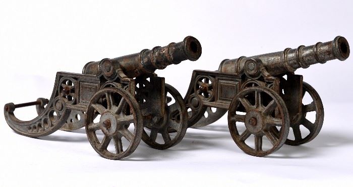 83. R. M. I. Pair Of Model Cannons