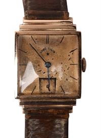 124. Lord Elgin 14k Rose Gold Wrist Watch