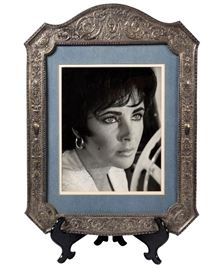125a. Signed Framed Photograph Of Elizabeth Taylor