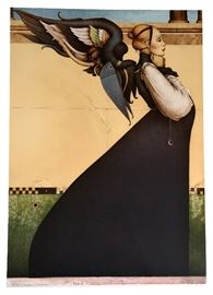 172a. Michael Parkes Stone Lithograph Gift Of Wonder