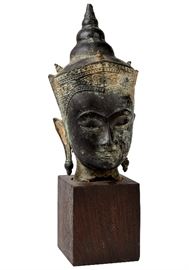 234. Bronze Buddha Head