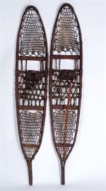 263a. Pair Of Snow Shoes From Norway Maine