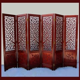 Magnificent 6 Paneled Screen; Part of the Formal Dining Suite 