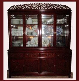 Magnificent China Cabinet; part of the Formal Dining Suite 