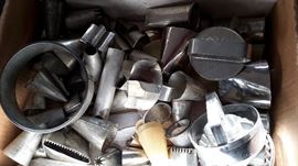 Vintage pastry tips and cutters