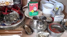Newer and vintage kitchen wares