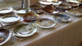 Several collectors plates 