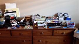 Office supplies and dresser
