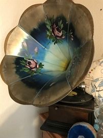 Antique Hand Painted Victrola