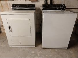 More basement dwelling appliances - these a hot pair of Amana washer/dryer combo. What happens in the basement, stays in the basement in Sherwood Forest.