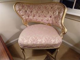 Ahh, now THIS thing will make you shiver with antici.......PATION! This puts the Regency in Hollywood!                                                                            Such a twizzly vision in shimmery pank.                               The French provincial swoopiness of this makes me swimmy headed and bilious!