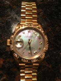 Rolex "Ladies 18k ,President's" .Available Sunday only ! $11,500.oo     Guaranteed to be the real deal  !@!