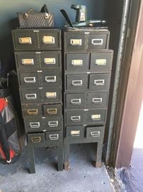 Nifty  metal drawers on leggs