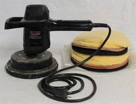Black & Decker Polisher - 8" Diameter, Random Orbi ...