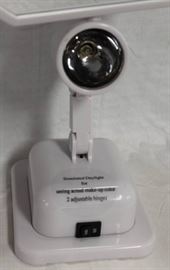 Vanity Simulated Daylight Double Sided Mirror w/ 2 ...