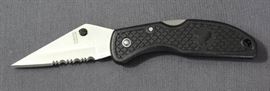 T-Handle 6" Push Dagger Knife w/ Partially Serrate ...