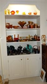 ASSORTMENT OF CARNIVAL GLASS