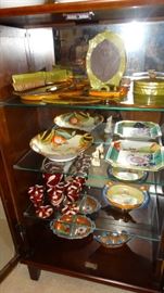 CELLULOID VANITY SET, MISCELLANEOUS NIPPON AND NORITAKE CHINA