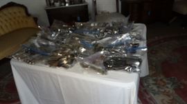 LARGE COLLECTION OF SILVER PLATE
