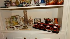 NORITAKE VASES, DECORATIVE ORIENTAL COLLECTIBLES.