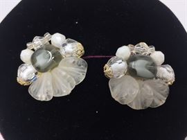 Vintage W. Germany clip earrings.