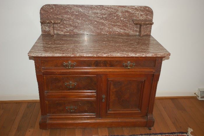 Antique Vanity - Marble Top