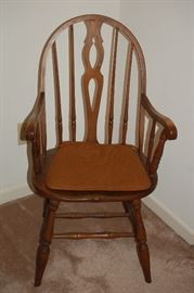 Antique Windsor Style Wooden Chair