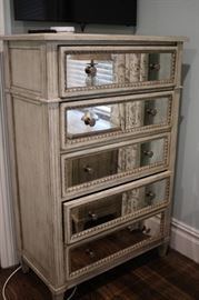 Chest with Mirrored Drawers
