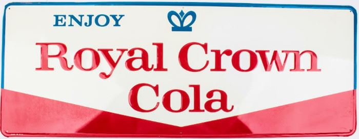 Lot 377 - Vintage Royal Crown Cola Tin Sign