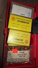 .223 and 9MM Ammunition