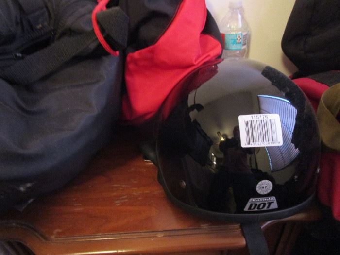 Motor cycle helmets   brand new several of them