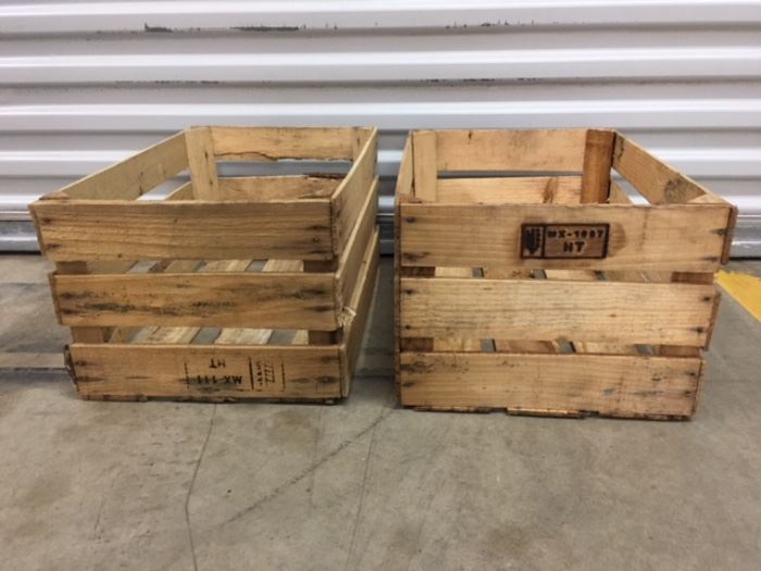 Wood crates 