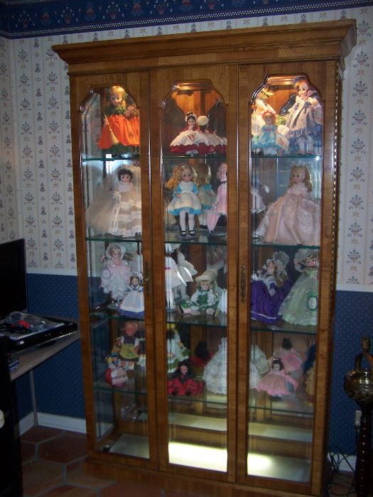 large lighted display case 