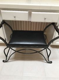 Vanity bench  approx 34 inch long and 16 inch ht