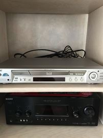 Sony Digital Auto Video Control Center  HDMI  Multi Channel AV Receiver Serial  8815282  AND                        Mitsubishi Video Cassette recorder   Serial UR430047536  Model  HS430UR   AND                             Sony CD/DVD/ Player   Model:DVP  NS700P  and Serial 2219538