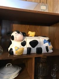Cow canisters and/or cookie jar