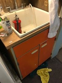 Utility Sink with cabinet