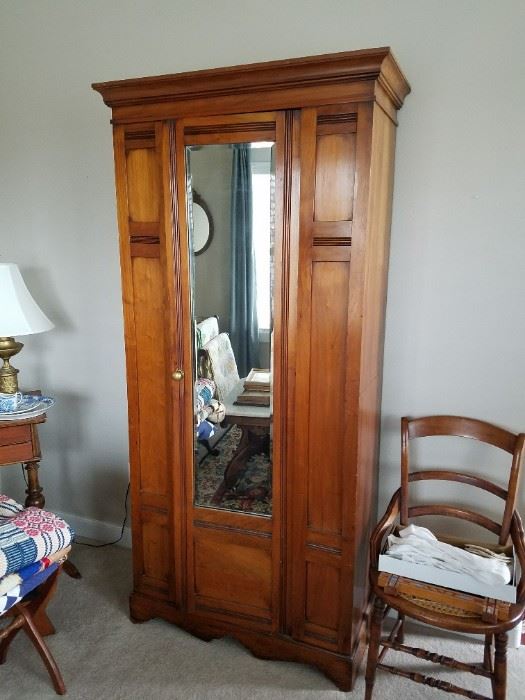 Hall Armoire - Antique Mission Style/Arts & Crafts