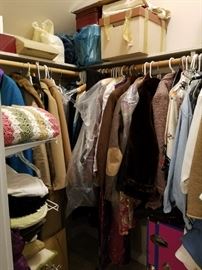 Some of the many clothes.