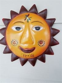 Many sun faces