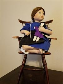 Doll with Chair