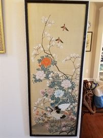 Asian Silk Embroidered Piece