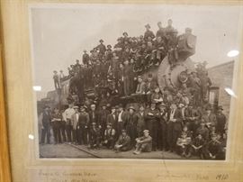 Antique Railroad Photo 1910