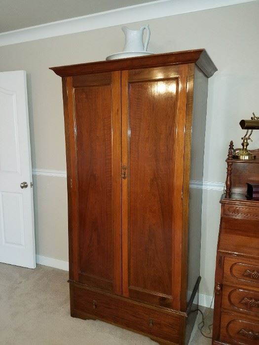 Antique Tall/Slim Armoire/Cabinet 
