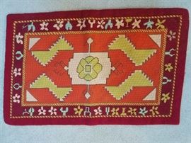 Handwoven small rug